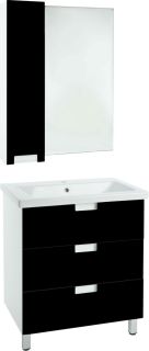 Тумба под раковину Bellezza Пегас 50см чёрный 00000011172